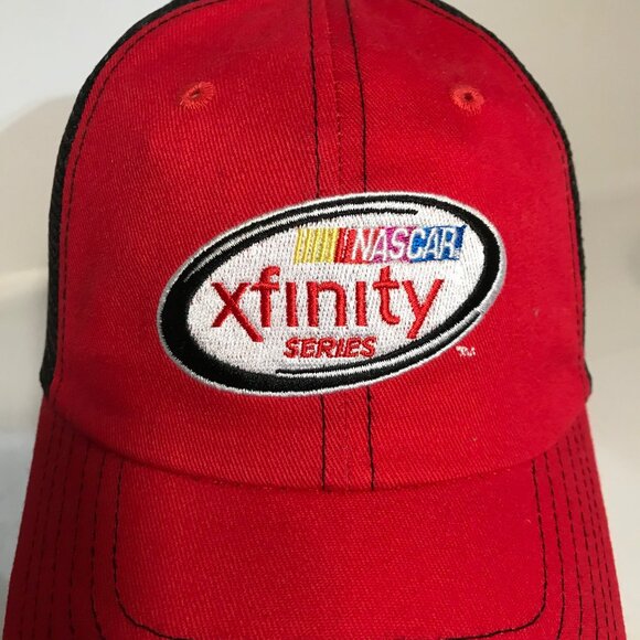 Nascar Xfinity Series Red & Black Adjustable Mesh Back Trucker Hat - Picture 2 of 8